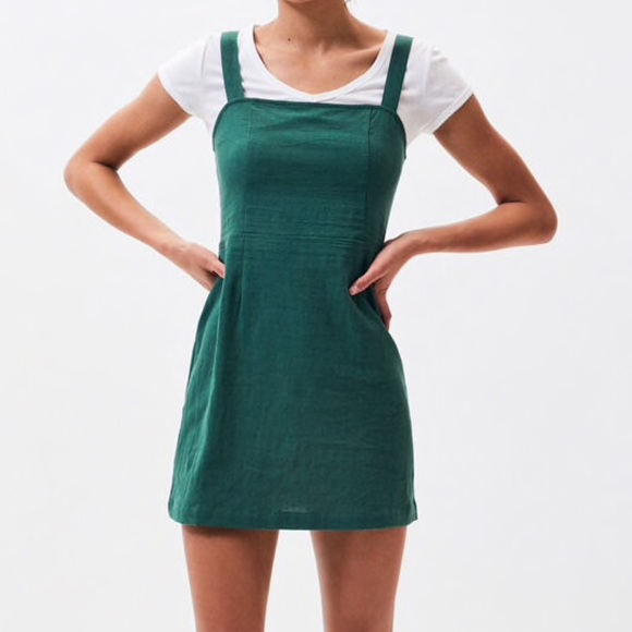 Linen Rusty Cinnamon Dress - Picture 3 of 5